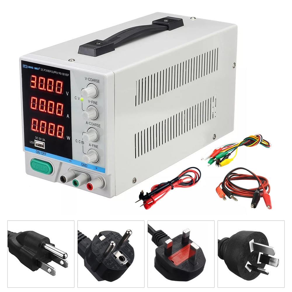 DC Power Supply with Display and USB – Electrico24 – solar LED lights ...